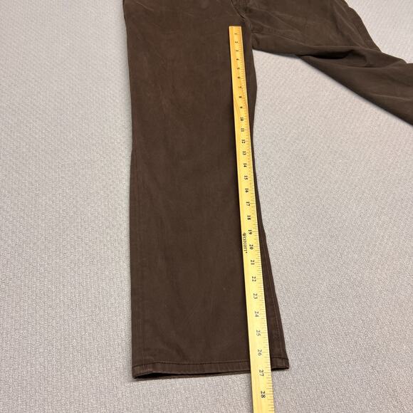 Adriano Goldschmied Pants Mens 36x27 Brown Graduate Tailored Leg Chino Casual - Picture 10 of 10